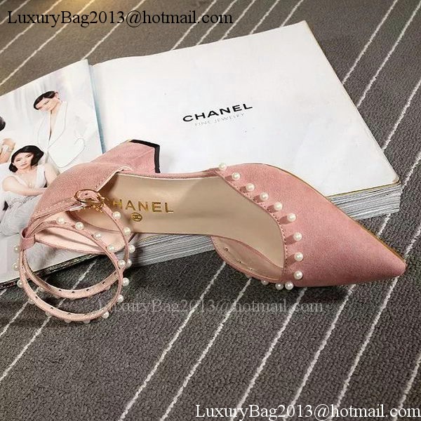 Chanel 60mm Leather Pump CH1757 Pink