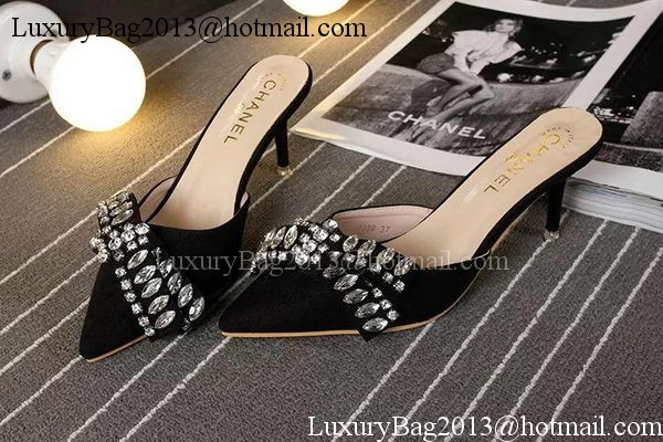 Chanel 70mm Sandals CH1747 Black