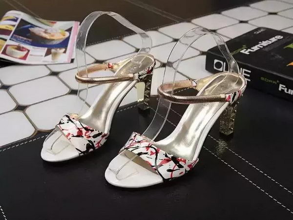 Chanel 80mm Sandals CH1741 Silver