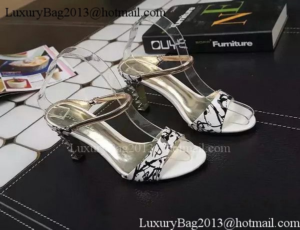 Chanel 80mm Sandals CH1741 White