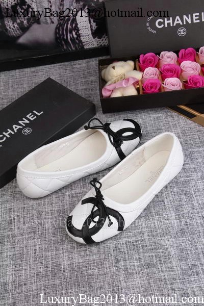 Chanel Ballerina Flat CH1731 White