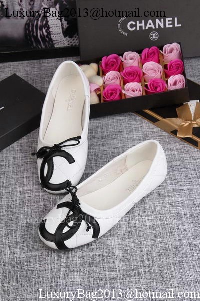 Chanel Ballerina Flat CH1731 White