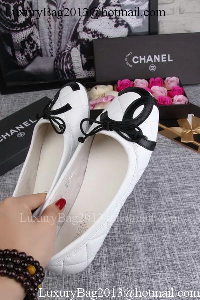 Chanel Ballerina Flat CH1731 White