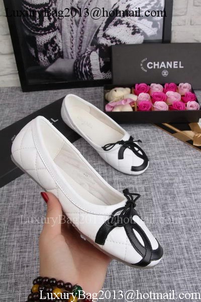 Chanel Ballerina Flat CH1731 White