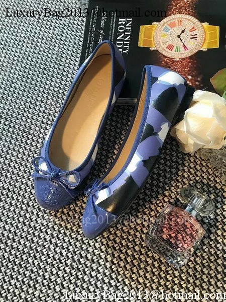 Chanel Ballerina Flat CH1736 Blue