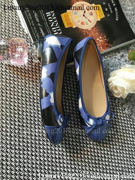 Chanel Ballerina Flat CH1736 Blue