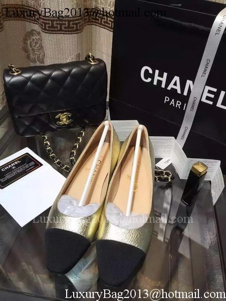 Chanel Ballerina Flat CH1792 Gold