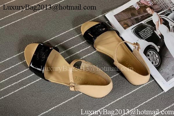 Chanel Leather Sandal CH1753 Apricot