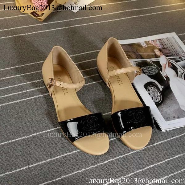 Chanel Leather Sandal CH1753 Apricot