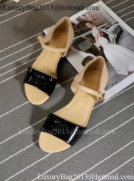 Chanel Leather Sandal CH1753 Apricot