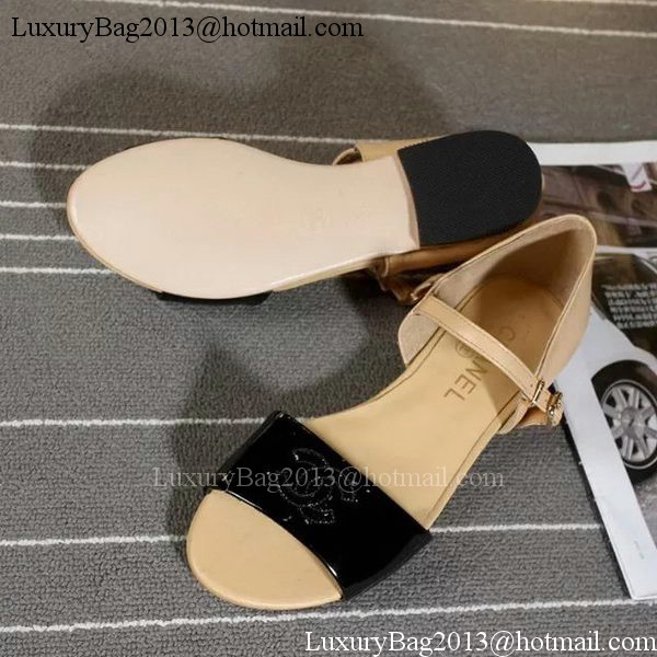 Chanel Leather Sandal CH1753 Apricot