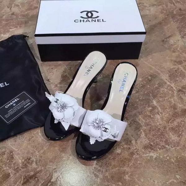 Chanel Slipper Leatehr CH1794 White