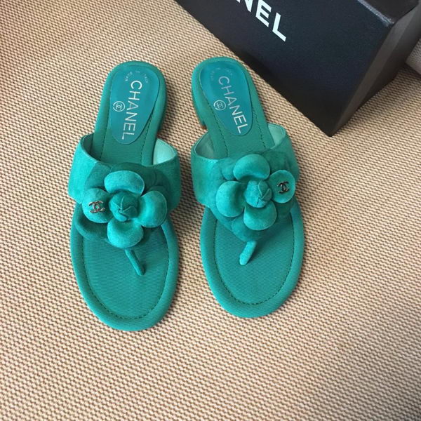 Chanel Thong Sandal CH1720 Green