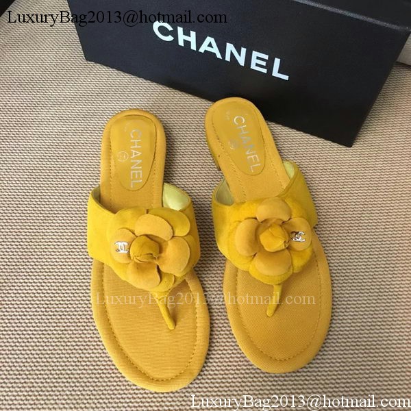 Chanel Thong Sandal CH1720 Yellow