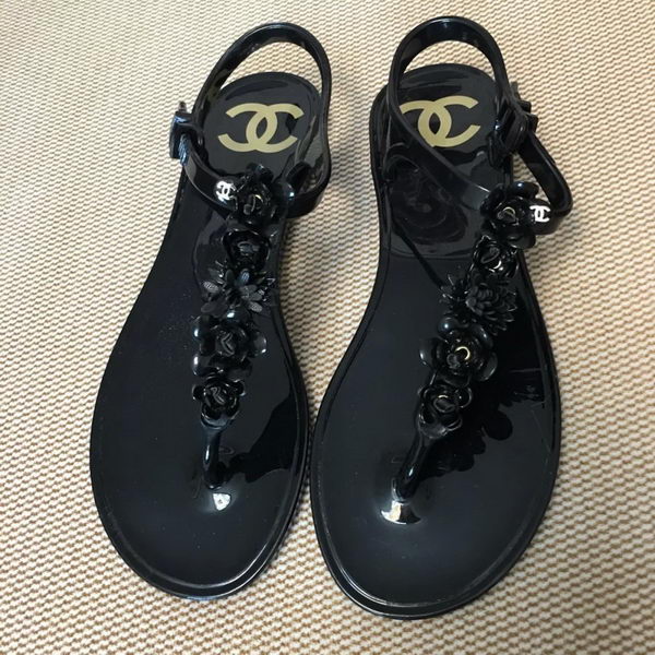 Chanel Thong Sandal CH1723 Black