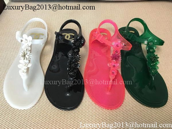 Chanel Thong Sandal CH1723 Green