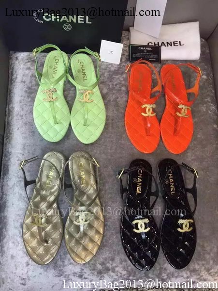 Chanel Thong Sandal CH1766 Black