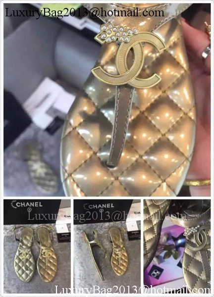 Chanel Thong Sandal CH1766 Silver