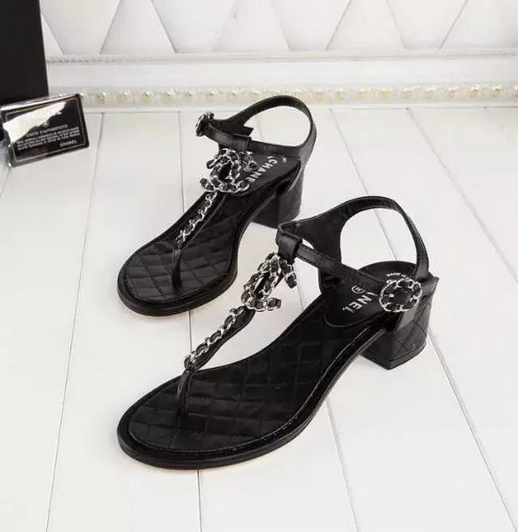 Chanel Thong Sandal CH1775 Black