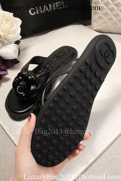 Chanel Thong Sandal CH1780 Black