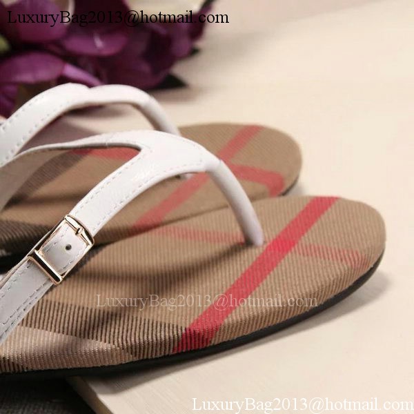 Burberry Thong Sandal BUR149 White