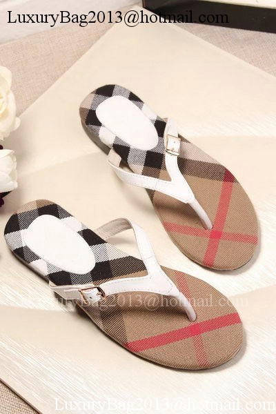 Burberry Thong Sandal BUR149 White