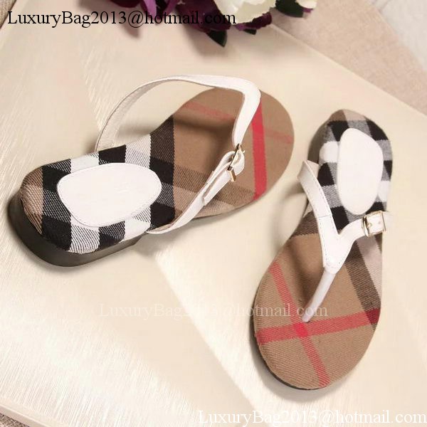 Burberry Thong Sandal BUR149 White