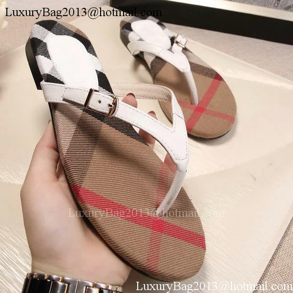 Burberry Thong Sandal BUR149 White