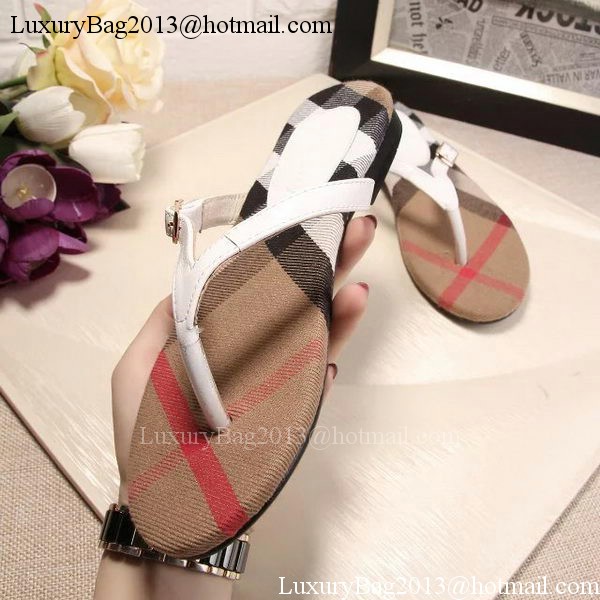 Burberry Thong Sandal BUR149 White