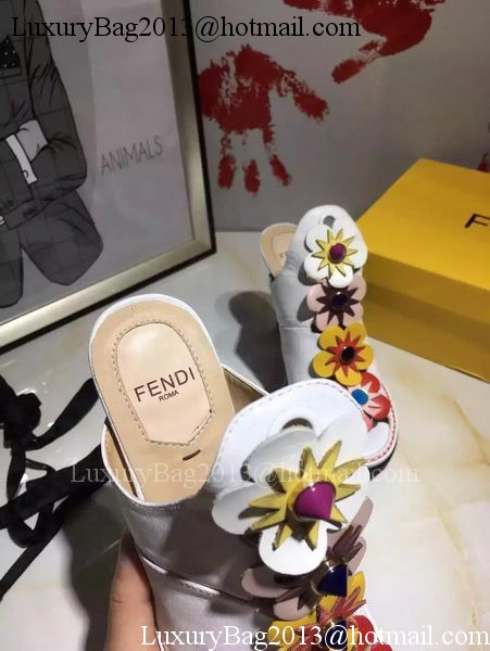 Fendi 100mm Pump Leather FD134 White