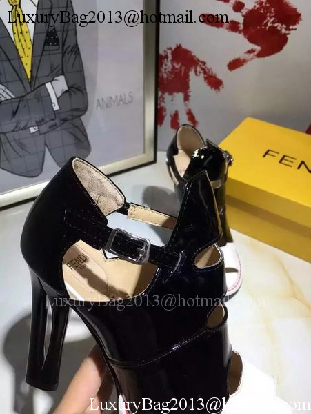 Fendi 100mm Pump Leather FD136 Black