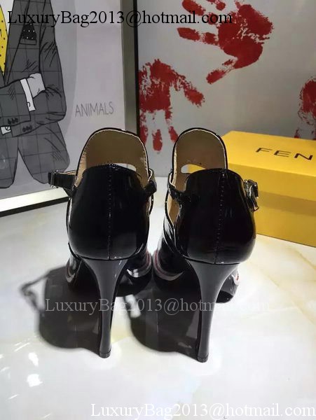 Fendi 100mm Pump Leather FD136 Black