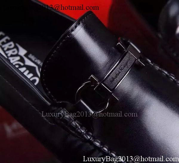 Ferragamo Men Casual Shoes FL898 Black