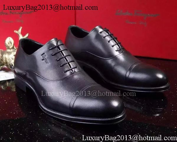 Ferragamo Men Casual Shoes FL900 Black