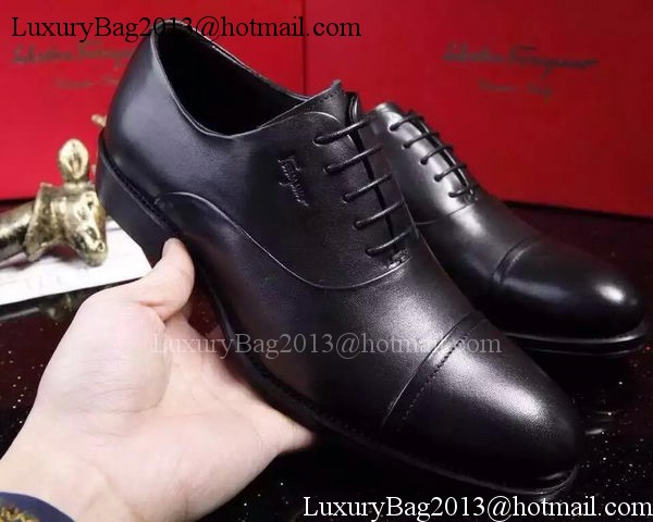 Ferragamo Men Casual Shoes FL900 Black