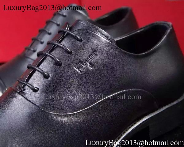 Ferragamo Men Casual Shoes FL900 Black