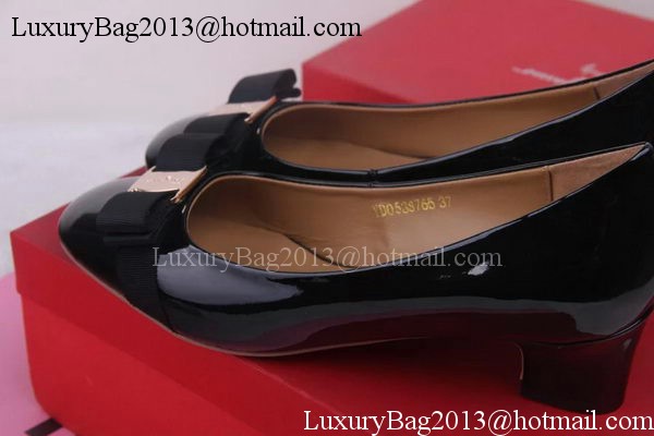 Ferragamo Pump Leather FL688 Black