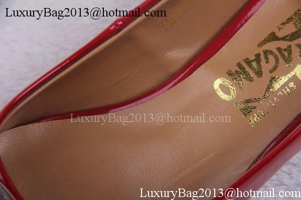 Ferragamo Pump Leather FL688 Red