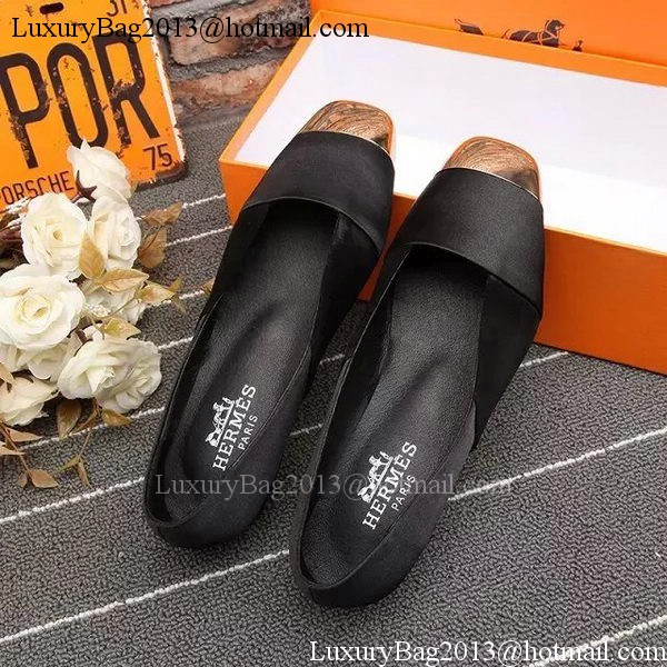 Hermes Casual Shoes HO657 Black