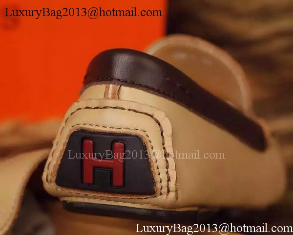 Hermes Casual Shoes HO713 Apricot