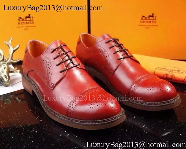 Hermes Men Casual Shoes HO715 Red