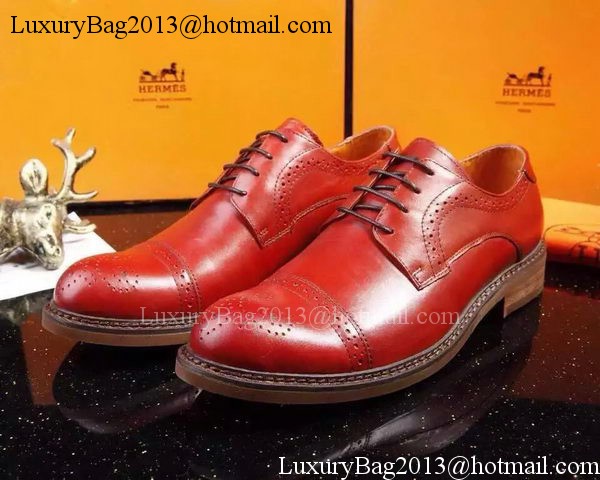 Hermes Men Casual Shoes HO715 Red
