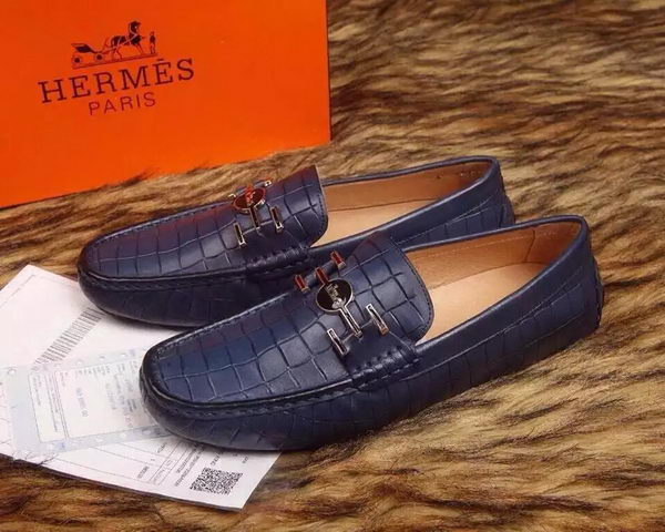 Hermes Men Casual Shoes HO717 Blue