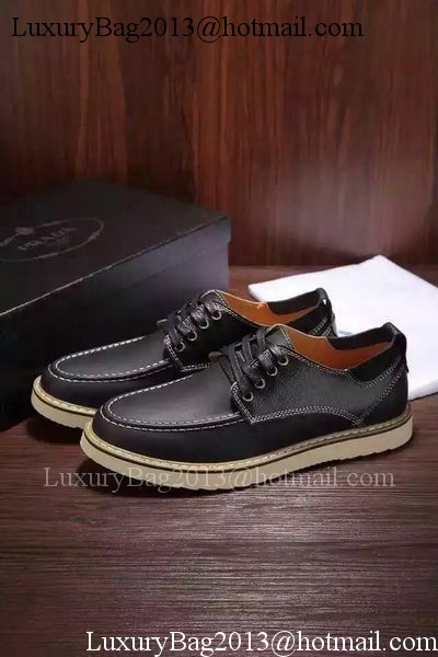 Prada Men Casual Shoes PD612 Black