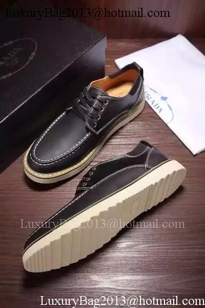 Prada Men Casual Shoes PD612 Black