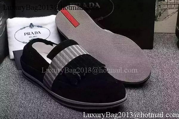 Prada Men Casual Shoes PD613 Black