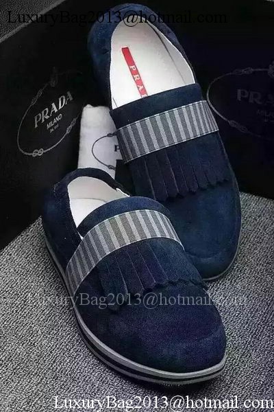 Prada Men Casual Shoes PD613 Royal