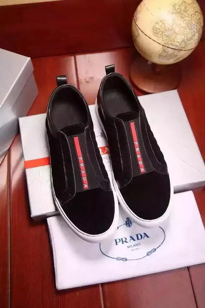 Prada Men Casual Shoes PD615 Black