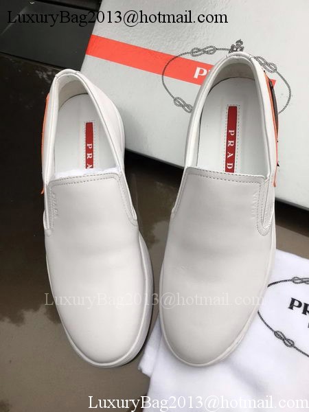 Prada Men Casual Shoes PD615 White