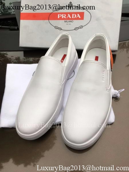 Prada Men Casual Shoes PD615 White